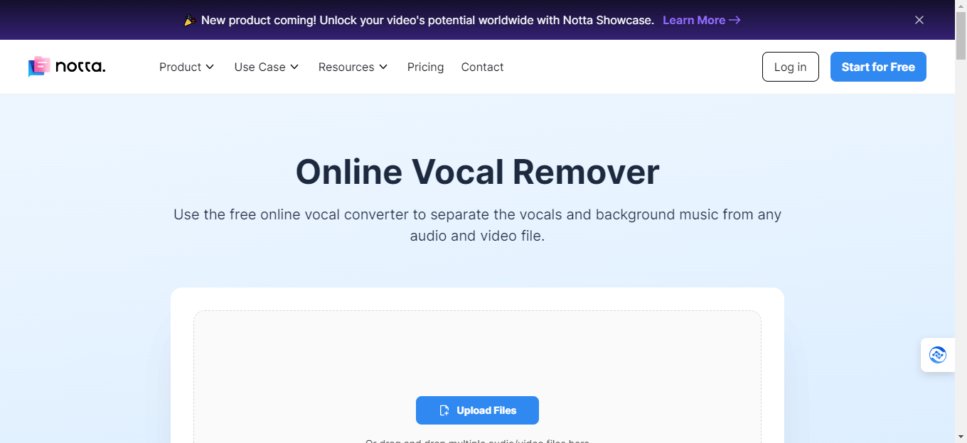 Online Vocal Remover
