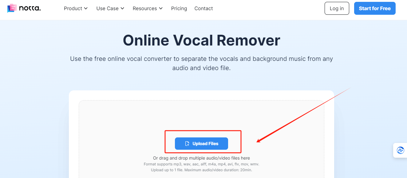 Online Vocal Remover