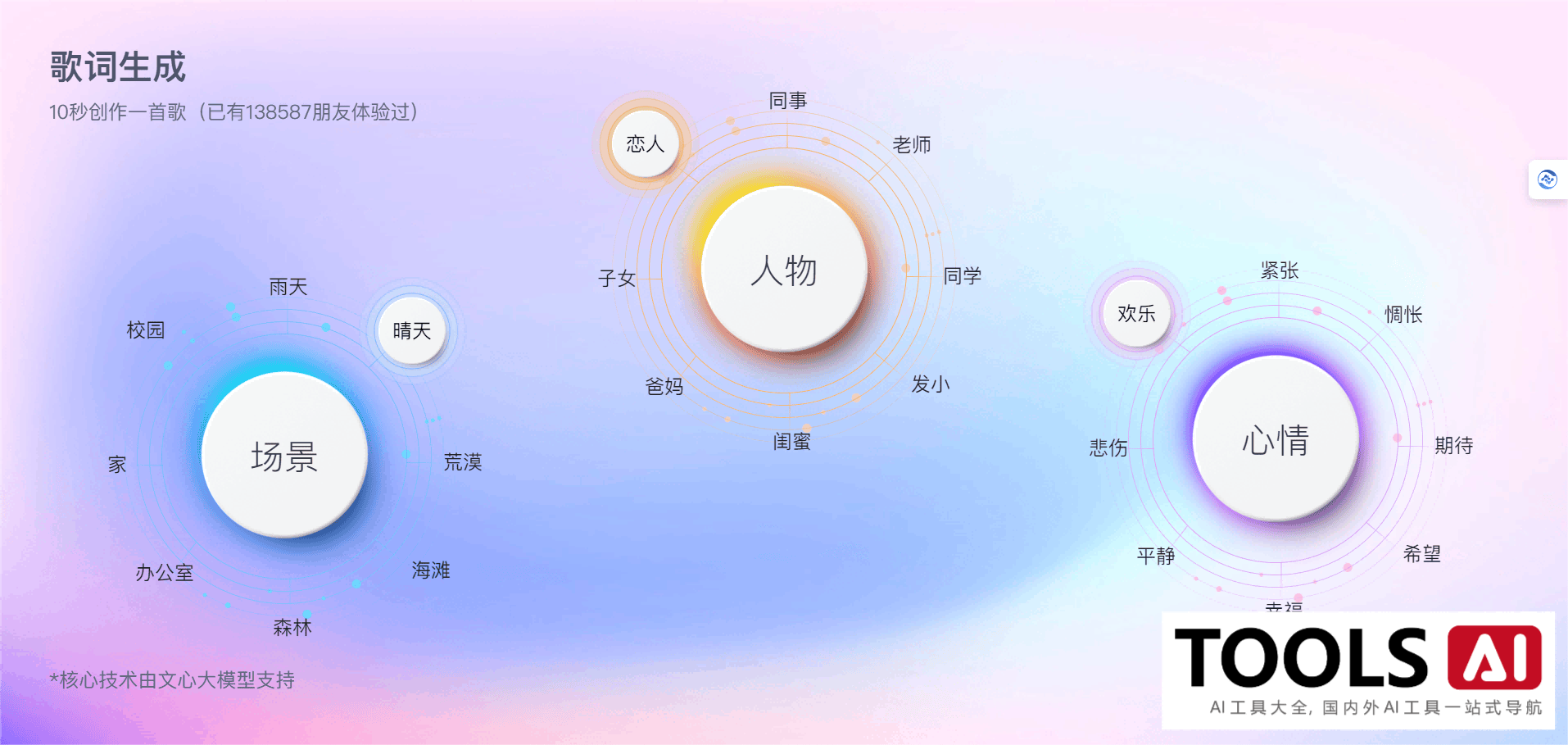 百度AI歌词生成器