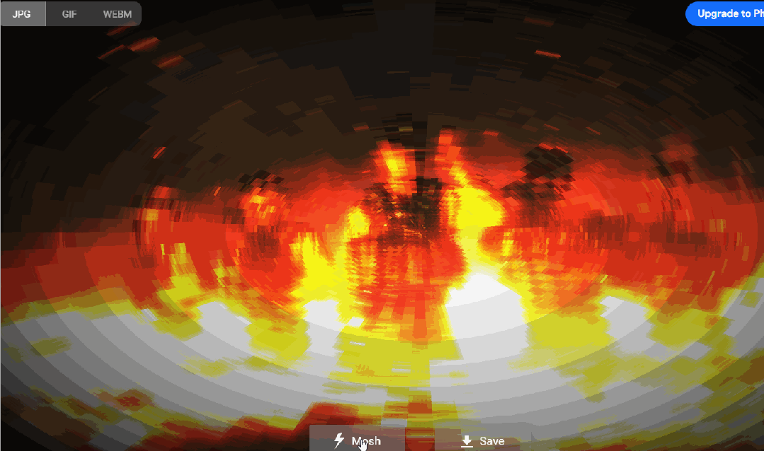 photomosh图片加特效